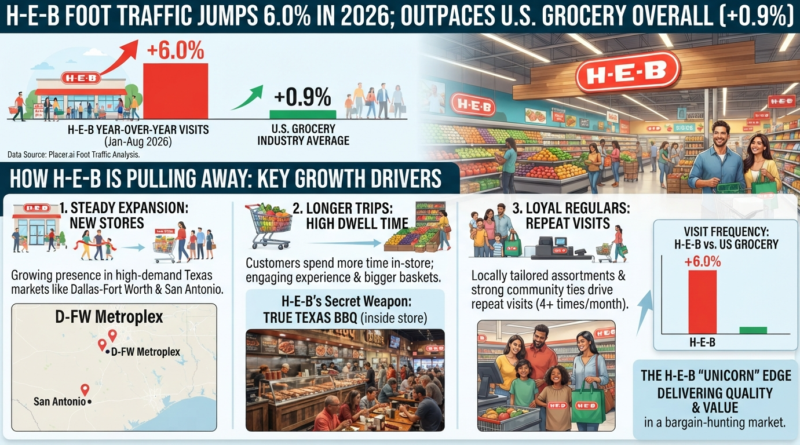 Grocery Traffic Is Flat. One Texas Chain Is Up 6x the Market
