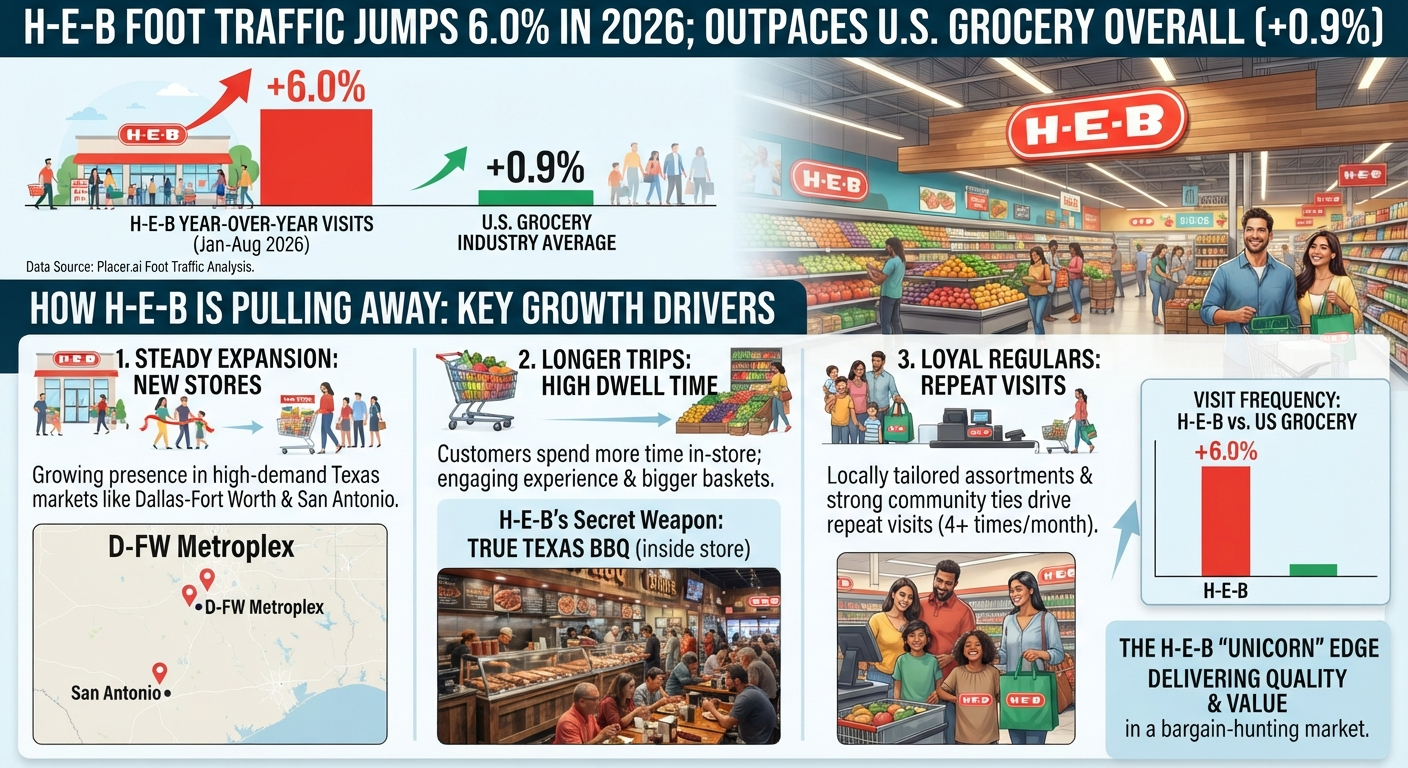 Grocery Traffic Is Flat. One Texas Chain Is Up 6x the Market