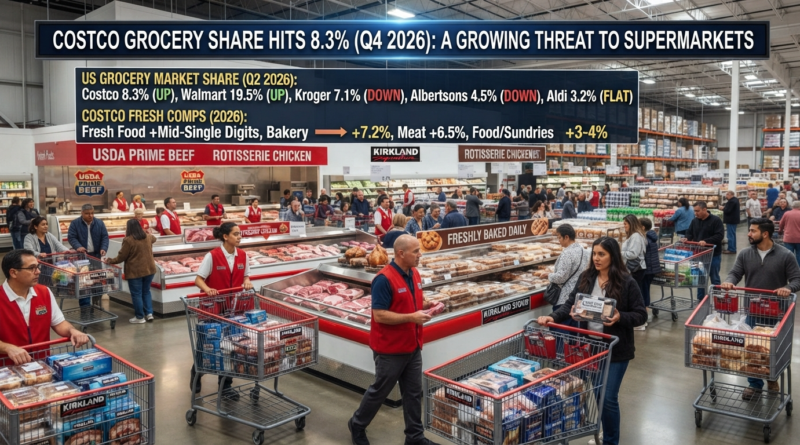 Supermarkets Are Watching Walmart. Costco Is Quietly Eating Their Lunch